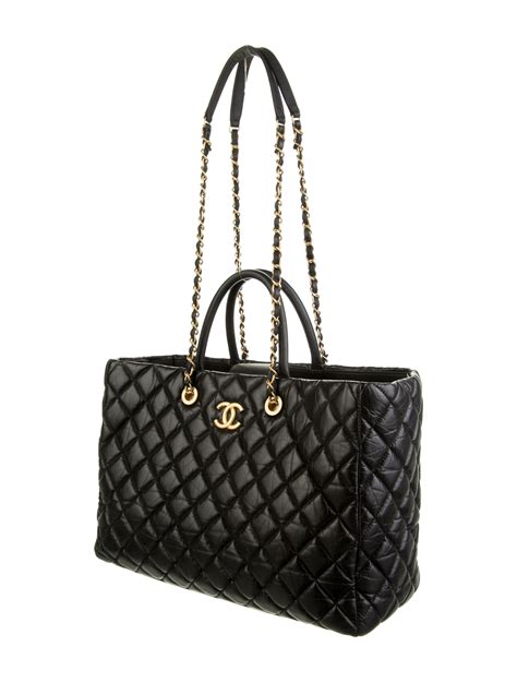 chanel coco tote|chanel shopping tote.